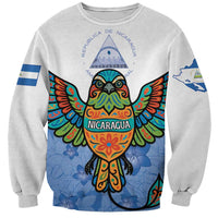 Nicaragua Sweatshirt Guardabarranco Bird With Sacuanjoche