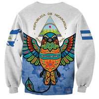 Nicaragua Sweatshirt Guardabarranco Bird With Sacuanjoche