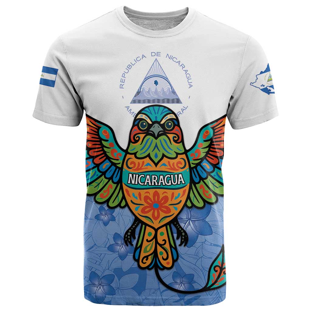 Nicaragua T Shirt Guardabarranco Bird With Sacuanjoche