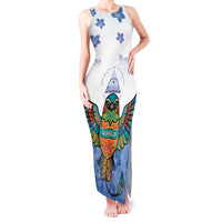 Nicaragua Tank Maxi Dress Guardabarranco Bird With Sacuanjoche