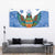 Nicaragua Tapestry Guardabarranco Bird With Sacuanjoche