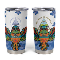 Nicaragua Tumbler Cup Guardabarranco Bird With Sacuanjoche