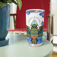 Nicaragua Tumbler Cup Guardabarranco Bird With Sacuanjoche