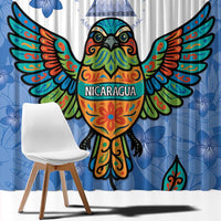 Nicaragua Window Curtain Guardabarranco Bird With Sacuanjoche