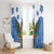Nicaragua Window Curtain Guardabarranco Bird With Sacuanjoche