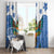 Nicaragua Window Curtain Guardabarranco Bird With Sacuanjoche