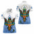 Nicaragua Women Polo Shirt Guardabarranco Bird With Sacuanjoche