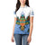 Nicaragua Women Polo Shirt Guardabarranco Bird With Sacuanjoche