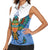 Nicaragua Women Sleeveless Polo Shirt Guardabarranco Bird With Sacuanjoche