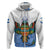 Nicaragua Zip Hoodie Guardabarranco Bird With Sacuanjoche