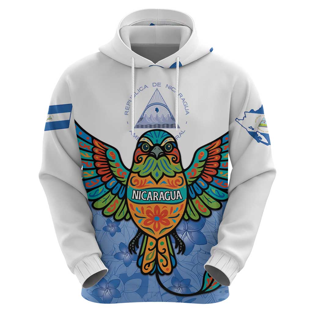 Nicaragua Zip Hoodie Guardabarranco Bird With Sacuanjoche
