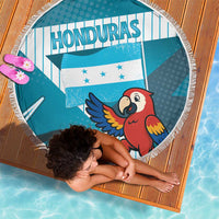 Honduras Football Beach Blanket Scarlet Macaw Mascot