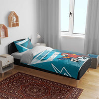 Honduras Football Bedding Set Scarlet Macaw Mascot