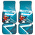 Honduras Football Car Mats Scarlet Macaw Mascot