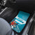 Honduras Football Car Mats Scarlet Macaw Mascot