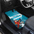 Honduras Football Car Mats Scarlet Macaw Mascot
