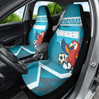 Honduras Football Car Seat Cover Scarlet Macaw Mascot
