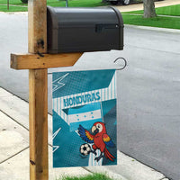 Honduras Football Garden Flag Scarlet Macaw Mascot