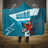 Honduras Football Hooded Blanket Scarlet Macaw Mascot