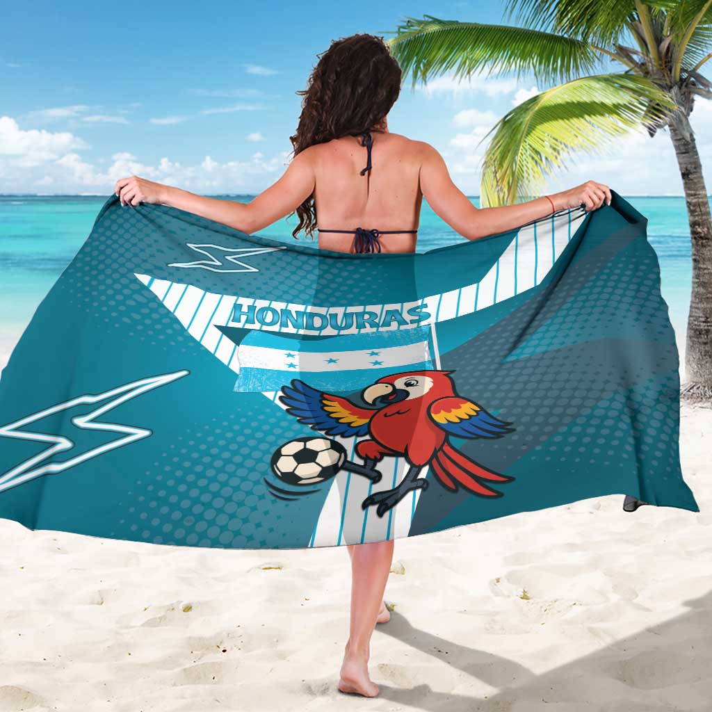 Honduras Football Sarong Scarlet Macaw Mascot