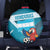 Honduras Football Spare Tire Cover Scarlet Macaw Mascot