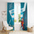 Honduras Football Window Curtain Scarlet Macaw Mascot