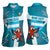 Personalized Honduras Football Women Sleeveless Polo Shirt Scarlet Macaw Mascot