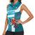 Personalized Honduras Football Women Sleeveless Polo Shirt Scarlet Macaw Mascot