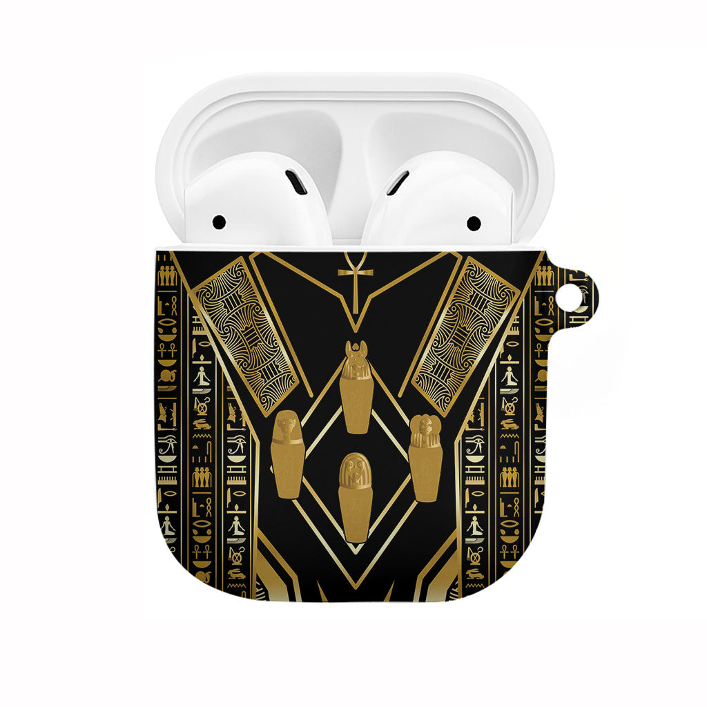 Egypt Canopic Jars AirPods Case Ancient Mythology Four Sons of Horus