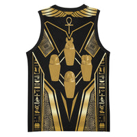 Egypt Canopic Jars Basketball Jersey Ancient Mythology Four Sons of Horus