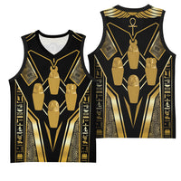 Egypt Canopic Jars Basketball Jersey Ancient Mythology Four Sons of Horus