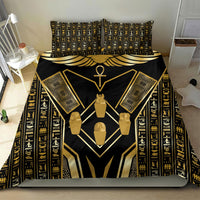 Egypt Canopic Jars Bedding Set Ancient Mythology Four Sons of Horus