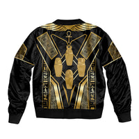 Egypt Canopic Jars Bomber Jacket Ancient Mythology Four Sons of Horus
