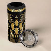 Egypt Canopic Jars 4 in 1 Can Cooler Tumbler Ancient Mythology Four Sons of Horus