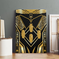 Egypt Canopic Jars Canvas Wall Art Ancient Mythology Four Sons of Horus