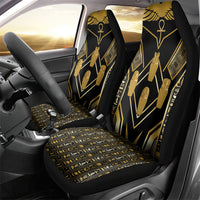 Egypt Canopic Jars Car Seat Cover Ancient Mythology Four Sons of Horus