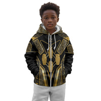 Egypt Canopic Jars Kid Hoodie Ancient Mythology Four Sons of Horus