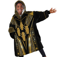 Egypt Canopic Jars Kid Wearable Blanket Hoodie Ancient Mythology Four Sons of Horus