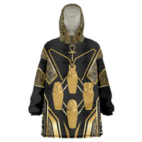 Egypt Canopic Jars Kid Wearable Blanket Hoodie Ancient Mythology Four Sons of Horus