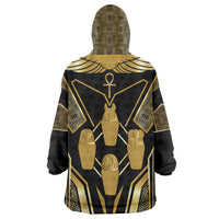 Egypt Canopic Jars Kid Wearable Blanket Hoodie Ancient Mythology Four Sons of Horus