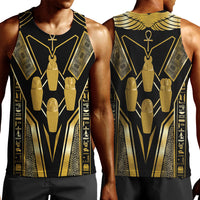 Egypt Canopic Jars Men Tank Top Ancient Mythology Four Sons of Horus