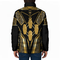 Egypt Canopic Jars Padded Jacket Ancient Mythology Four Sons of Horus