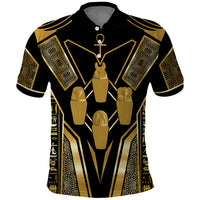 Egypt Canopic Jars Polo Shirt Ancient Mythology Four Sons of Horus