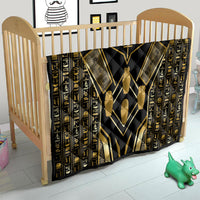 Egypt Canopic Jars Quilt Ancient Mythology Four Sons of Horus