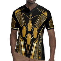 Egypt Canopic Jars Rugby Jersey Ancient Mythology Four Sons of Horus