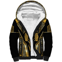 Egypt Canopic Jars Sherpa Hoodie Ancient Mythology Four Sons of Horus