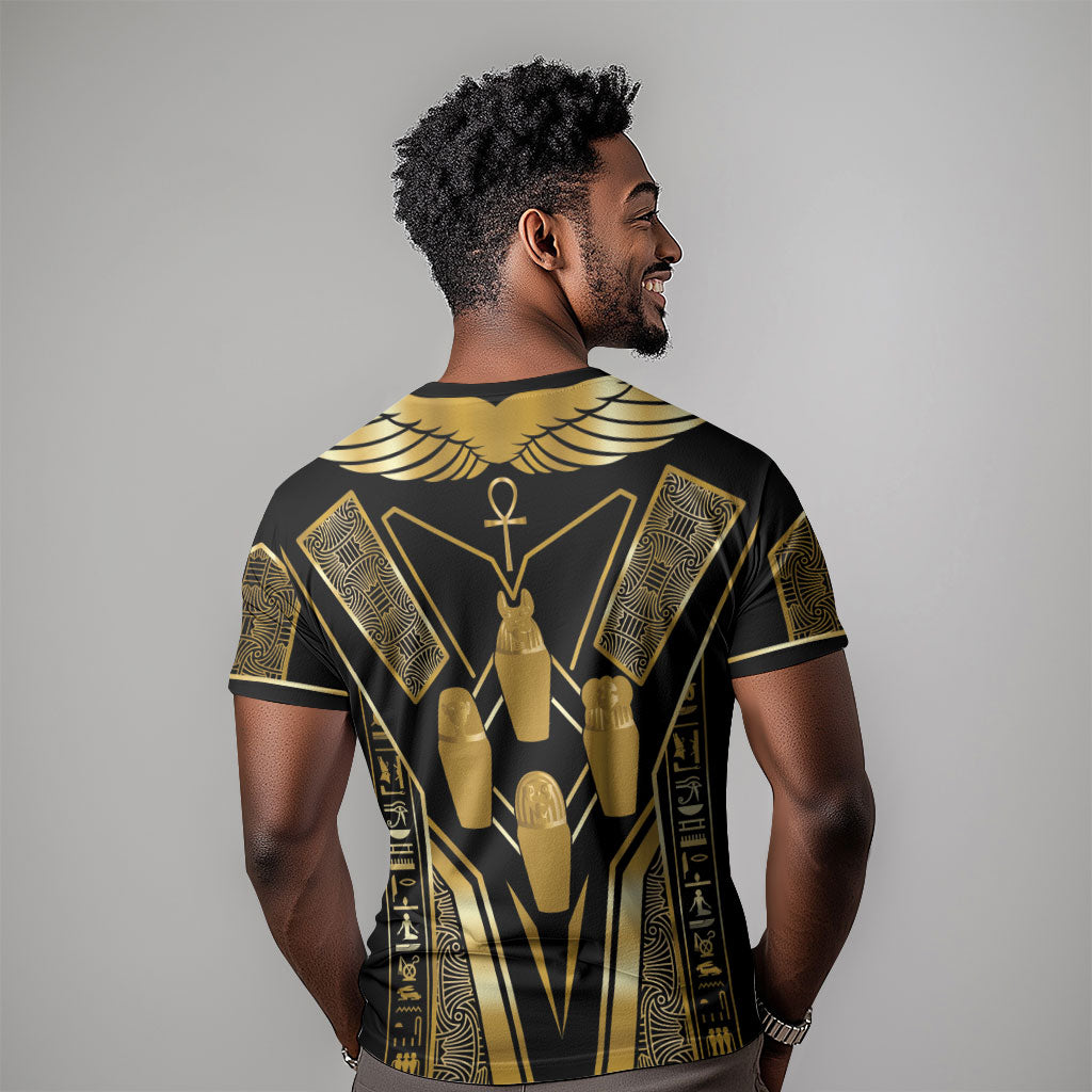 Egypt Canopic Jars T shirt Ancient Mythology Four Sons of Horus