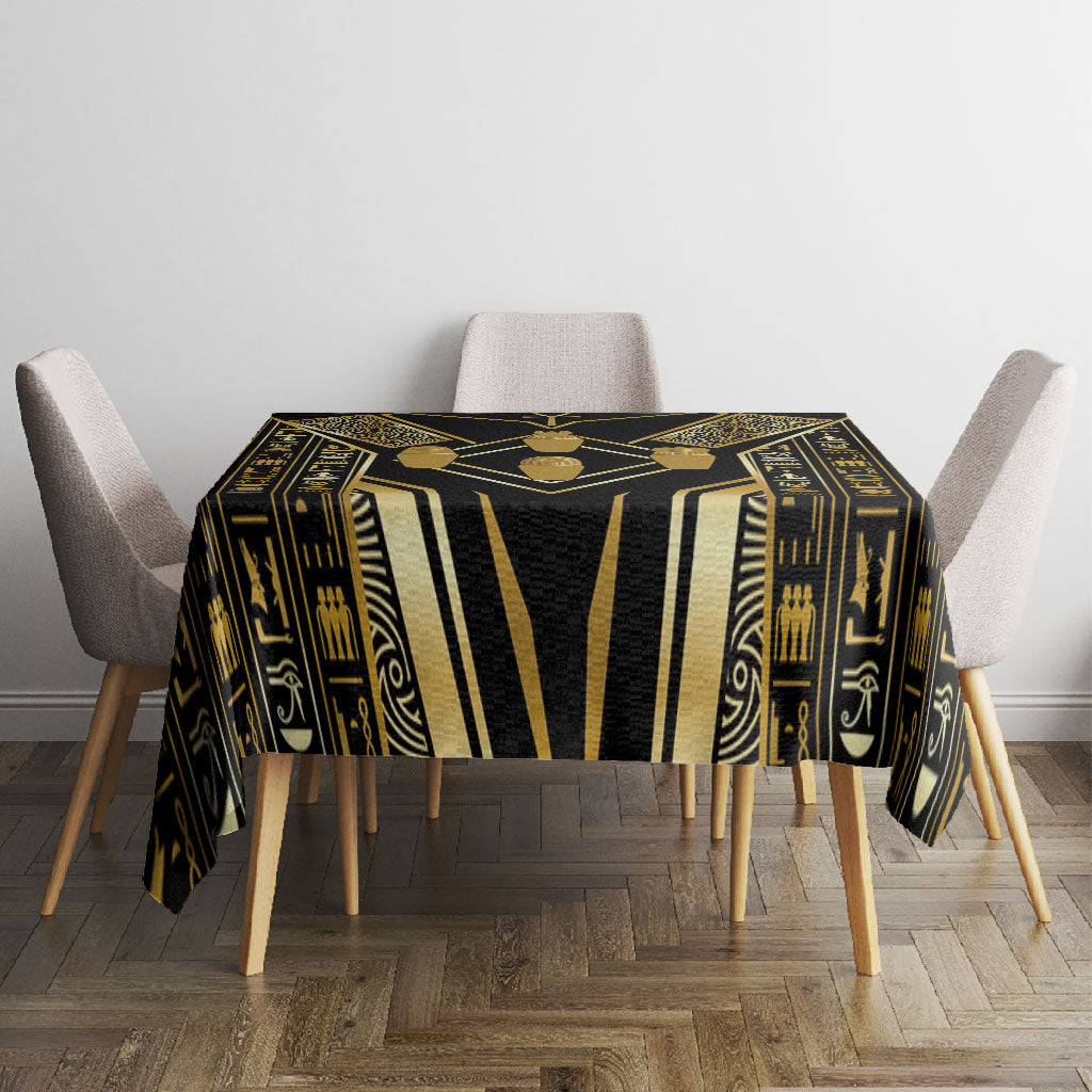 Egypt Canopic Jars Tablecloth Ancient Mythology Four Sons of Horus