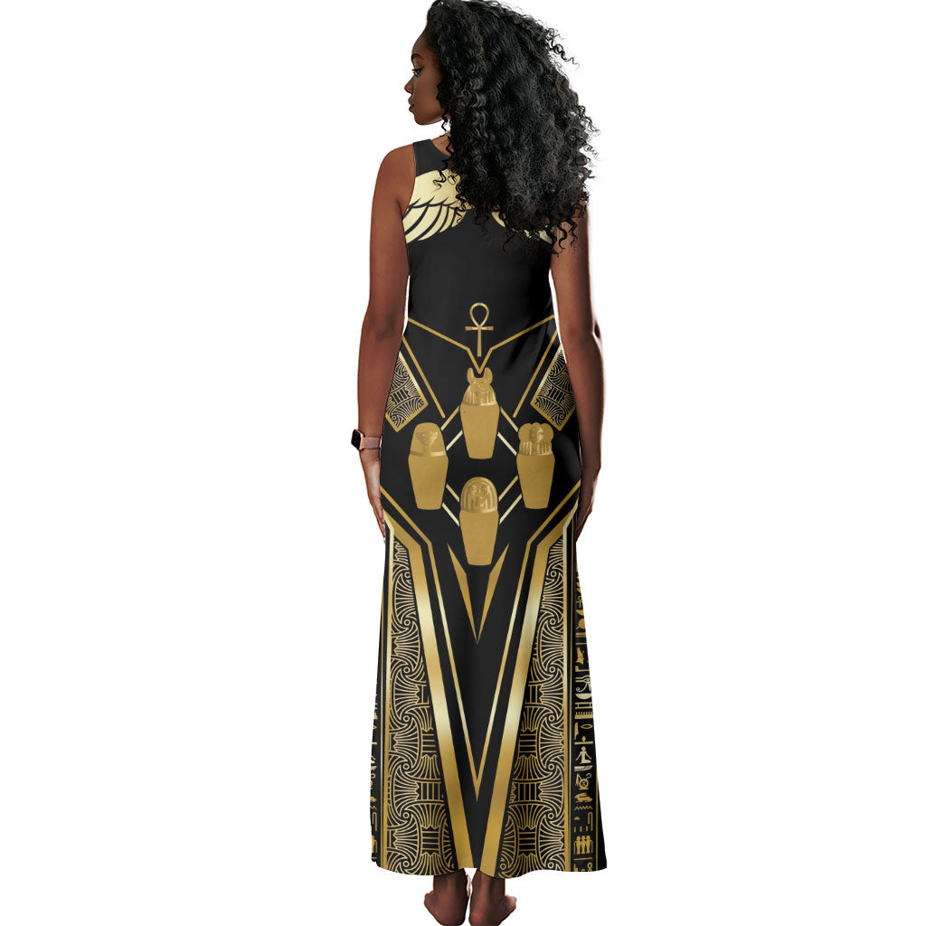 Egypt Canopic Jars Tank Maxi Dress Ancient Mythology Four Sons of Horus