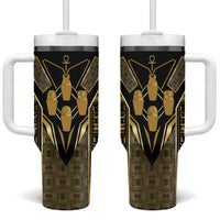 Egypt Canopic Jars Tumbler With Handle Ancient Mythology Four Sons of Horus